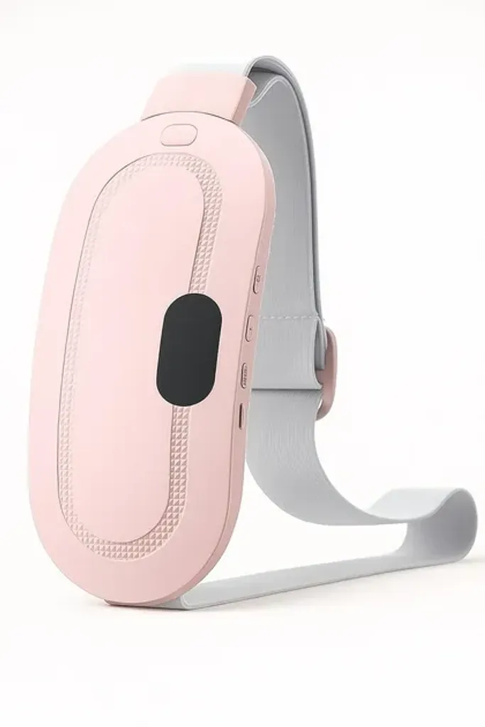 Менструальна грілка з підігрівом A-PHP01 Пояс для зняття болю в животі та спині для жінок 3 режими нагрівання Рожевий