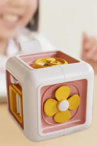 Бізі куб для дітей Hexa Baby LS-208 Baisi розвиваюча іграшка 6-в-1 для малюків від 6 місяців Зелений