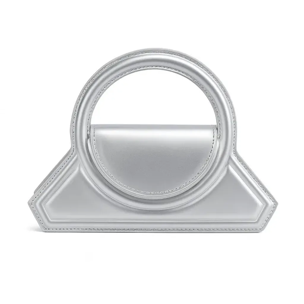 Жіноча модна сумка через плече 2025 MIRA дизайнерська сумочка в однотонному стилі літня колекція ПУ шкіра Сіра