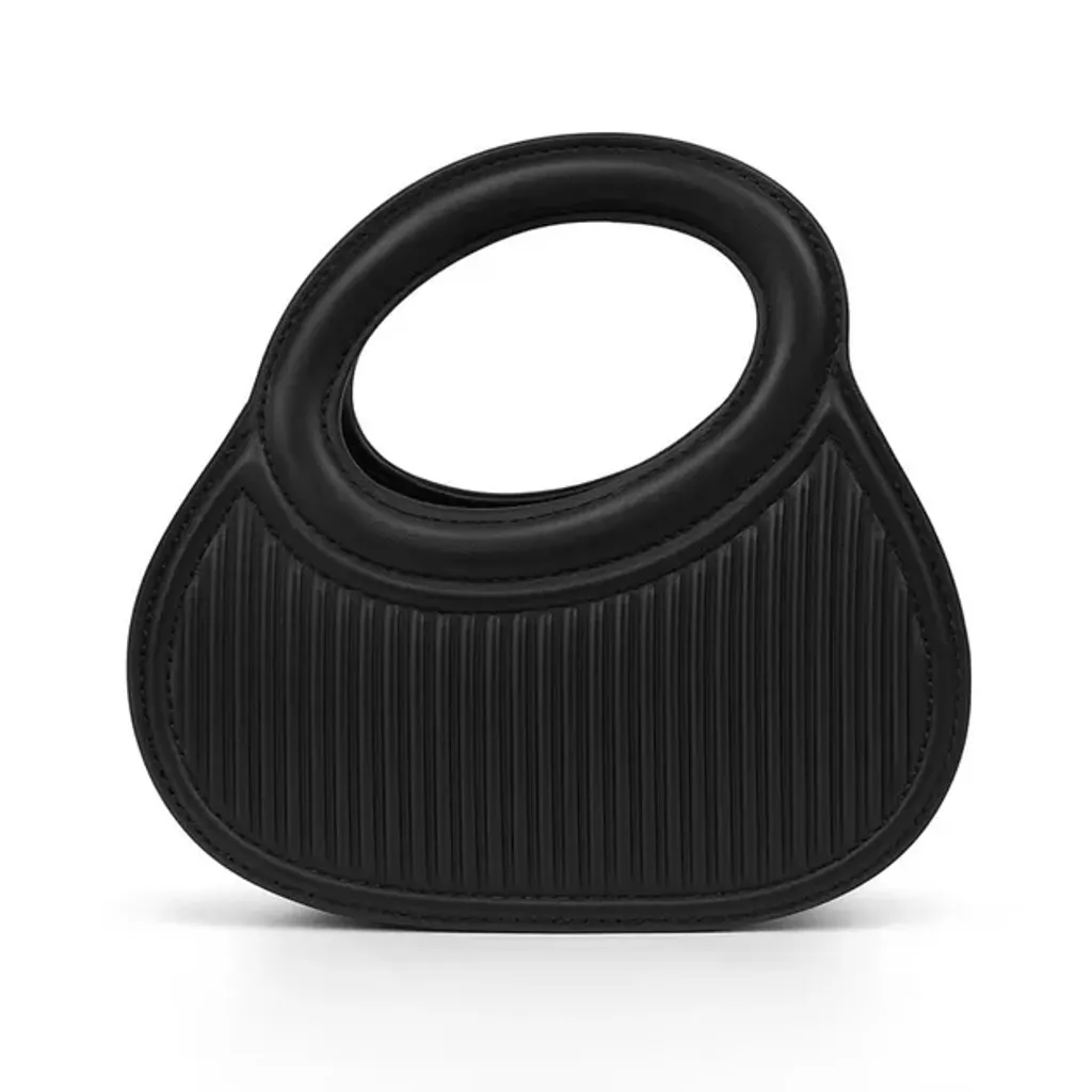 Жіноча модна сумка через плече 2025 RAYA дизайнерська сумочка в однотонному стилі літня колекція ПУ шкіра Чорна