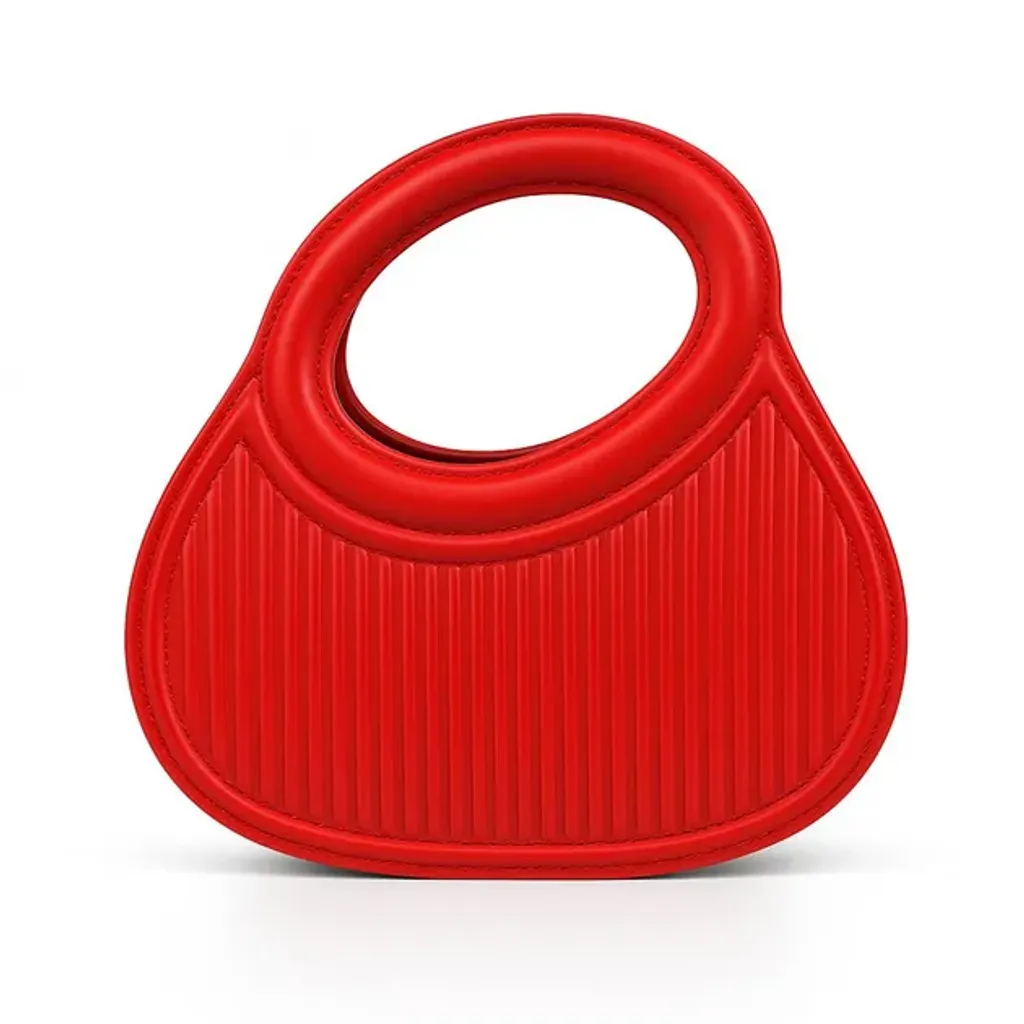 Жіноча модна сумка через плече 2025 RAYA дизайнерська сумочка в однотонному стилі літня колекція ПУ шкіра Червона