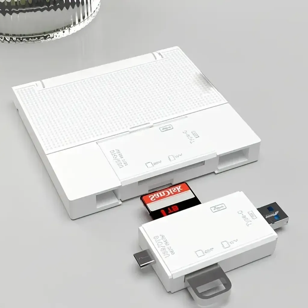 7-в-1 багатофункціональний OTG картрідер Білий