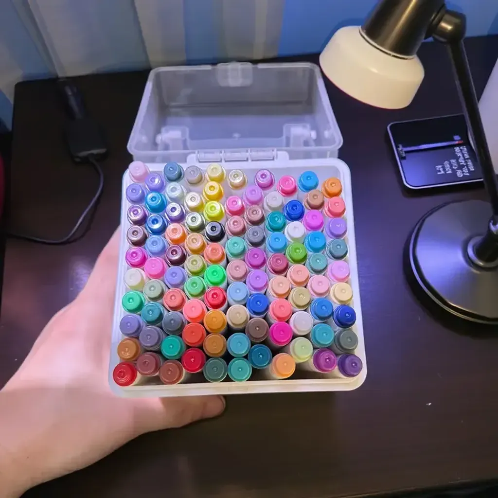 Набір акрилових маркерів 100 120 кольорів