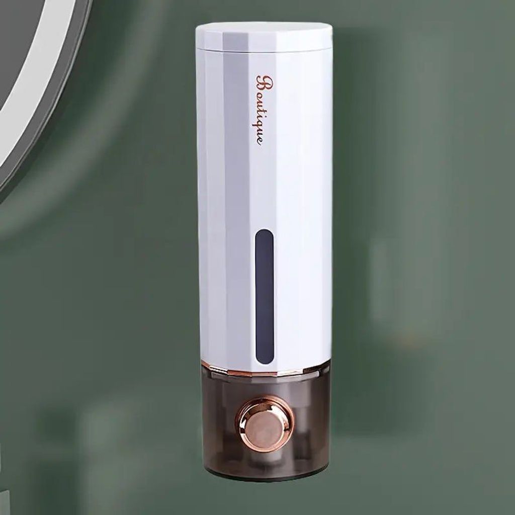 Домашній готельний настінний дозатор мила без свердління Білий